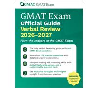 GMAT Official Guide Verbal Review 2026 - 2027: Book + Online Question Bank