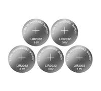 GMBYLBY 1 Set LIR2032 Lithium Battery 40mAh 3.6V Button Cell Long Lasting Power Supply Source LIR 2032 For Watch Remote Control 3.6V 40mAh LIR2032 LIR 2032 Lithium Rechargeable Battery