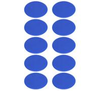 GMBYLBY 10pack Football Training Disc Markers Weather Resistant Flexible Cones Alternative for Soccer Practice Field Football Agility Saucer Cones