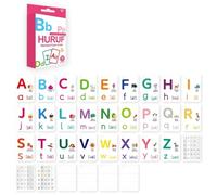 GMBYLBY 33Pcs Bilingual Language Flashcards For Kids Indonesian English Animal Words Fun Learning Tool Home Or