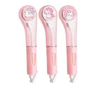 GMBYLBY 3Pcs Correction Tape Roller 6mx5mm for Note Taking Refillable White Out Tapes Total 18m for School and Library Tape