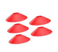 GMBYLBY 5pcs Flexible Colorful Practice Cones Round Edges Training Cones Polyethylene Texture for Football Coaching and Sports Flexible Round Markers
