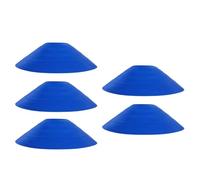GMBYLBY 5pcs Flexible Colorful Practice Cones Round Edges Training Cones Polyethylene Texture for Football Coaching and Sports Flexible Round Markers