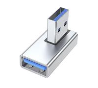 GMBYLBY 90 Degree Right Up Down Angled USB3.0 Male To Female Extension Adapter For Laptop PC USB Chargers Extension Converter