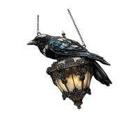 GMBYLBY Acrylic Ravens Night Light Decorative Lamp with Energy Efficient Halloween Themed Party Atmospheres Lamp for Kids Rooms Halloween Decorations