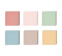 GMBYLBY Adheive Note 3x3Inch Unlined Colorful Notes Paper Pocket Notepads 100Sheet/Pad Reminder On Book Fridges