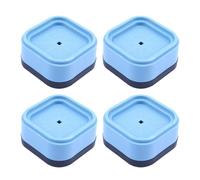 GMBYLBY Adjustable Bed Risers 4Pack Stackable Furniture Lifts Easy To Use Raiser Blocks For Washing Machine Desk Sofa