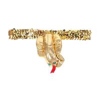GMBYLBY Adult Teenagers Cosplay Egyptian Headband Golden Color Hair Hoop Live Broadcast Christmas Halloween Party Headpiece