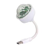 GMBYLBY Automatic Rotating LED Light Small Design 360 Colorful Projection Disco Bulb 6W Suitable for Themed Party Decors LED Plug in Disco