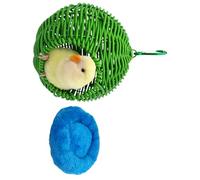 GMBYLBY Bird Shelter for Cockatiels Lovebirds Inviting Residence Throughout the Year Friendly Bird Shelter