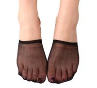 GMBYLBY Breathable Half Socks For Women Sheer Mesh Toe Top Not Show Liner Invisible Covers Forefoot