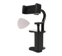 GMBYLBY Clip on Guitar Phone Mount Includes Random Color Picks Light Weight Durability for Performers Guitar Phone Stabilizer