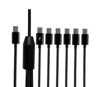 GMBYLBY Compactly USB C Adapter Cord Multiple Power Splitter For Efficient Charging And Data