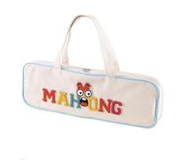 GMBYLBY Flexible Cartoon Inspired Storage Case Perfect for Mahjong Games or Everyday Needs Permanent Fabric Storage Bag