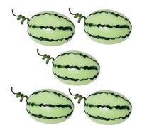 GMBYLBY Household Miniature Watermelon Model 5pcs Multifunction Decorative Ornament For Home Festival Holiday Party Fruit
