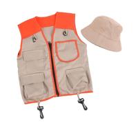 GMBYLBY Kids Explorers Kits With Safaris Vest Hat For 4-6 Years Old Boy Girl Kid Costumes STEM Outdoor