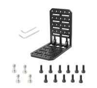 GMBYLBY L Type Extension Mounting Platform Cheese Plate With 1/4inch 3/8inch Thread Holes For Camcorder Dovetails Plate