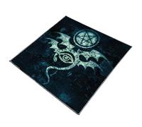 GMBYLBY Machine Washable Tarots Table Covers Mystical Symbols Soft Velvets Meditations Aid Spiritual Ceremonies Washable Fleece Cloth