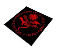 GMBYLBY Machine Washable Tarots Table Covers Mystical Symbols Soft Velvets Meditations Aid Spiritual Ceremonies Washable Fleece Cloth