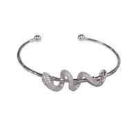 GMBYLBY Multifuntional Snake Open Geometric Wide Cuff Adjustable Opening Bangle Wristband Present For