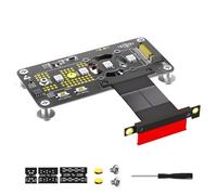 GMBYLBY PCIExpress PCIE3.0 4 To NGFFs Key M Slot NVME HDDs Converters Adapter Card With Fast Speed Extension Cable