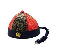 GMBYLBY Ponytail Chinese Emperors Hat for Theater School Play Dressingup Oriental Headwear Chinese HatEmperor Oriental Costume