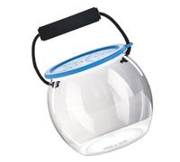 GMBYLBY Portable Silicone Lid Fishtanks Easy to Use Safe Fish Transport Container Tanks for Beach Seaside Small Handheld for Beach