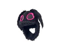 GMBYLBY Rabbits Ears Plush Trapper Hat with Earflap Soft Warm Headwear Cosplay Accessory for Adult Teens Holiday Gathering Costume Accessory