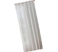 GMBYLBY Semi Sheer Laces Window Curtains Machine Washable Not Fade Tear Resistant For Privacy Light Filtering Decoration Bedroom Privacy Laces Drapes