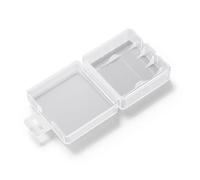 GMBYLBY Small 18350 Battery Case Organizers Shock Resistant Protective Case Secure Lock For Everyday Carry Transportation