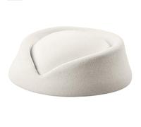 GMBYLBY Stewardess Costume Accessories Flight Attendant Hat for Real-Estate Uniform Vintage British Stewardess Hat Airline Ladies