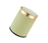 GMBYLBY Stylish Round Waste Basket Press Trash Can with Lid Dustbin for Household, School Garbage Bin