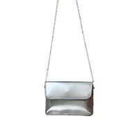 GMBYLBY Trendy Chain Bag For Women Girl Shoulder Square Bags Crossbody LuxuryLeisure Silver/Blue/Black/White Fashionable