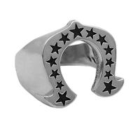 GMBYLBY Unique Designs Horseshoe Star Rings Craft From Sturdy Alloy Materials Great Gifts For Friend And Family