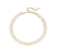 GMBYLBY Unique Handcrafted Geometric Beaded Necklace Adjustable Clavicle Chain Stylish Jewelry Accessory for Women Modern Jewelry