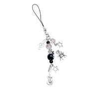 GMBYLBY Unique Music Festival Bass Guitar Star Keychain Cellphone Dangle Pendant Fashionable Phone Charm Keyring Accessory Keychain Pendant