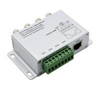 GMBYLBY UTP 4 Channel Passive Video Balun Transceiver Metal 4 Channel Video Balun Receiver For CVI Cameras CCTV