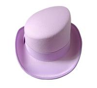 GMBYLBY Versatiles Wool Hat Comfortable Atmospheres Sophisticated Unisex British for Magicans Shows and Themed Parties Stage