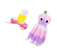 GMBYLBY Wall Mounted Plushie Kitten Teaser Toy For Active Durability Safe Interactive Play Gear Sound Making Kitten