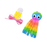 GMBYLBY Wall Mounted Plushie Kitten Teaser Toy For Active Durability Safe Interactive Play Gear Sound Making Kitten