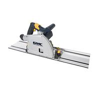 GMC 336282 1400W 165 mm Plunge Saw and Track Kit GTS165 UK, Silver