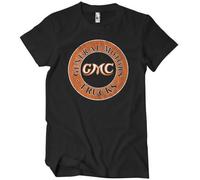 GMC Officially Licensed General Motors Trucks Patch Mens T-Shirt (Black), Large