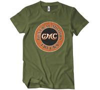 GMC Officially Licensed General Motors Trucks Patch Mens T-Shirt (Olive), X-Large