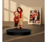 GMDLSK Personalized Cartoon Figurine Desk Decor - Custom Cartoon Portrait Standee - Acrylic Desktop Ornament for Office & Home - Unique Gift for Couples, Families and Pet Owners