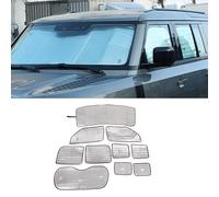 GMDUHK Car Window Sunshades Sets intended for Land Rover Defender 90 110 2020-2024, 5-layer Aluminium foil Material for Front Rear Side Window