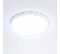 GMEC 15W LED Surface Mounted Ceiling Light 7 Inch Round Panel - Ultra Slim Modern Ceiling Light - Energy Efficient LED Panel for Kitchen Bathroom Hallway Living Room Bedroom