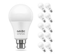 GMEC 18W B22 LED Light Bulb - 6500K Cool White, Non-Dimmable, Equivalent to 150W Incandescent, 2100 Lumen, 25,000 Hours, Energy Efficient Lighting Pack of - 10