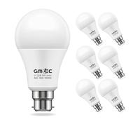 GMEC 18W B22 LED Light Bulb - 6500K Cool White, Non-Dimmable, Equivalent to 150W Incandescent, 2100 Lumen, 25,000 Hours, Energy Efficient Lighting Pack of - 6