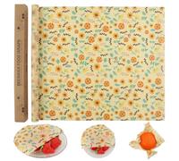 GmeDhc 1 Roll of Beeswax Cloths, Wax Paper for Food, Reusable Beeswax Cloths for Wrapping, Food, Cheese Bread, 100 x 33 cm