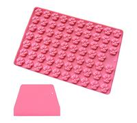 GmeDhc Baking Mat Dog Biscuits, 69 Grids, Cat Claw Silicone Mould, Silicone Baking Mat for Dog Treats, Reusable Dog Biscuits, Baking Mould, for Dog Biscuits, Dog Treats